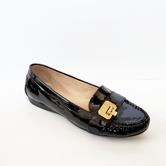 Cole Haan Shoes - Cole Haan Black Patent Leather Tali Loafer